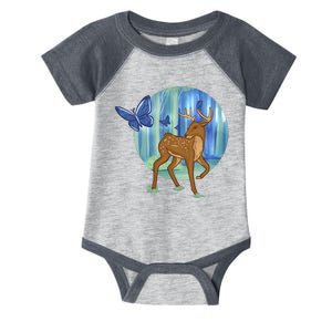 Magic Forest Deer Infant Baby Jersey Bodysuit