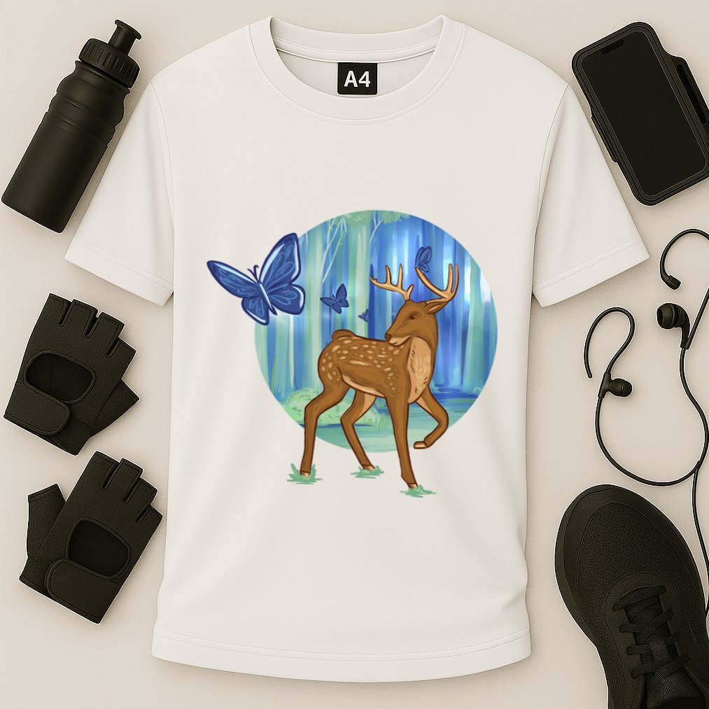 Magic Forest Deer Performance Shirt