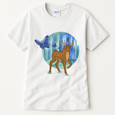 Magic Forest Deer Tall T-Shirt