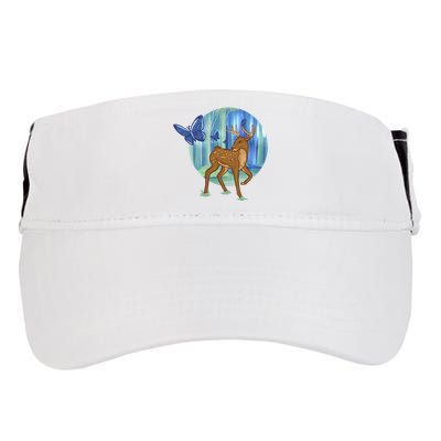Magic Forest Deer Adult Drive Performance Visor