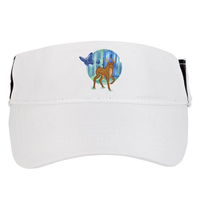 Magic Forest Deer Adult Drive Performance Visor