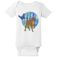 Magic Forest Deer Baby Bodysuit