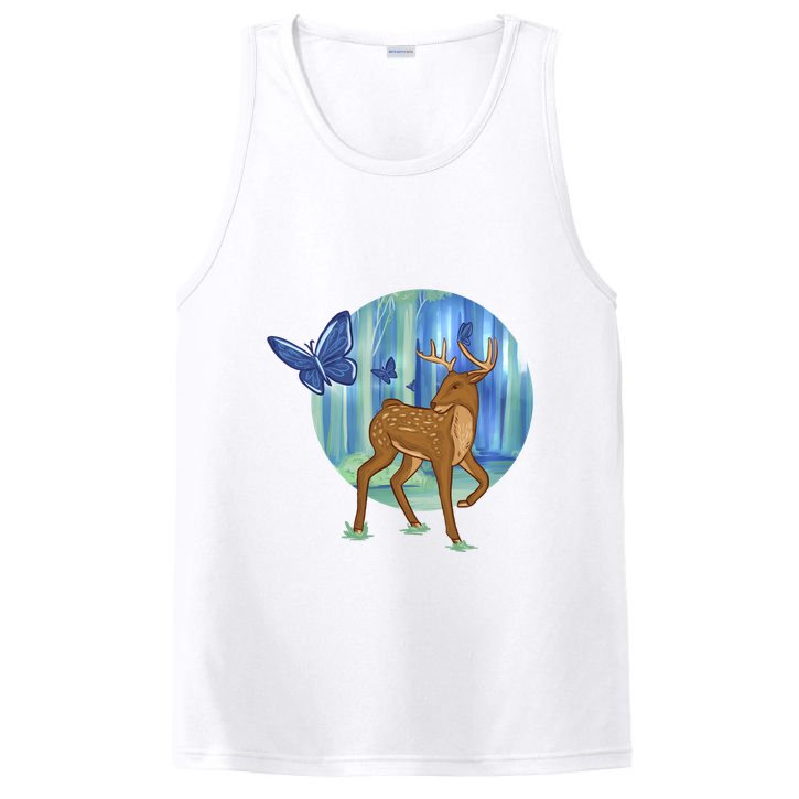 Magic Forest Deer PosiCharge Competitor Tank