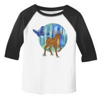 Magic Forest Deer Toddler Fine Jersey T-Shirt