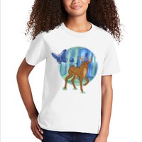 Magic Forest Deer Kids T-Shirt