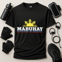 Mabuhay Filipino Design For Proud Pinoys Cooling Performance Crew T-Shirt