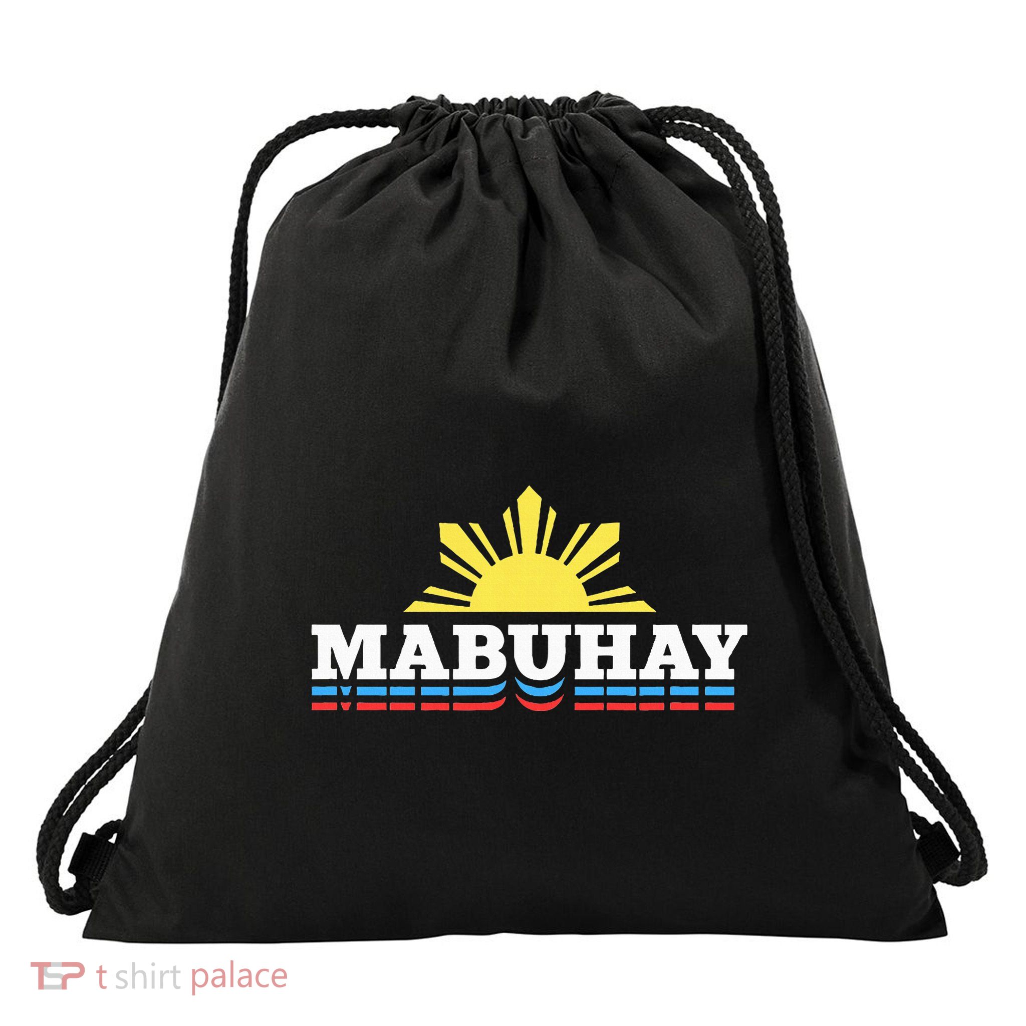 Mabuhay Filipino Design For Proud Pinoys Drawstring Bag