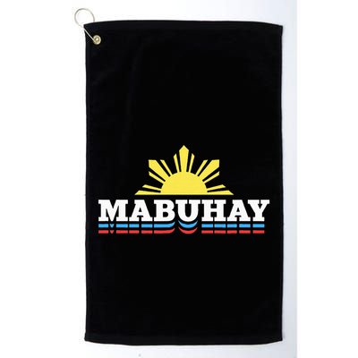 Mabuhay Filipino Design For Proud Pinoys Golf Towel