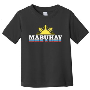 Mabuhay Filipino Design For Proud Pinoys Toddler T-Shirt