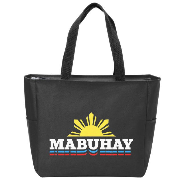 Mabuhay Filipino Design For Proud Pinoys Zip Tote Bag