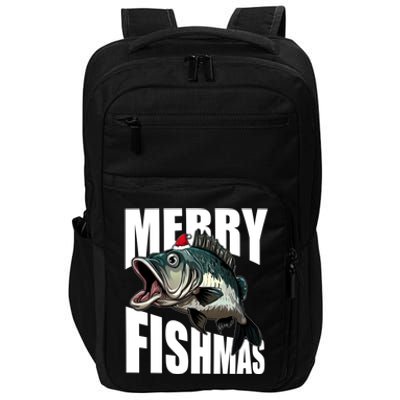 Merry Fishmas Delight: Reel In The Festive Fun! Great Gift Impact Tech Backpack