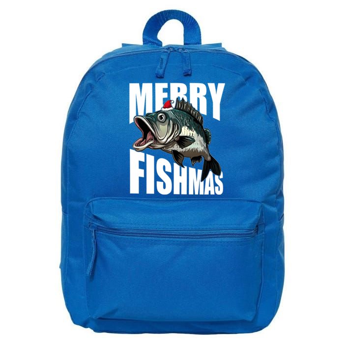 Merry Fishmas Delight: Reel In The Festive Fun! Great Gift 16 in Basic Backpack