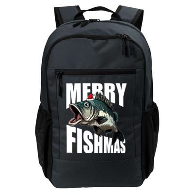 Merry Fishmas Delight: Reel In The Festive Fun! Great Gift Daily Commute Backpack