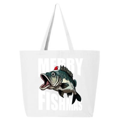 Merry Fishmas Delight: Reel In The Festive Fun! Great Gift 25L Jumbo Tote