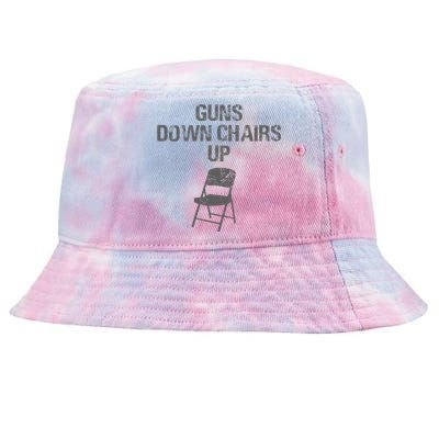 Montgomery Funny Down Chairs Up Funny White Folding Chairs Tie-Dyed Bucket Hat