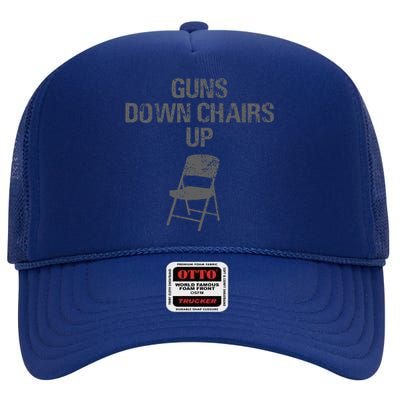 Montgomery Funny Down Chairs Up Funny White Folding Chairs High Crown Mesh Back Trucker Hat