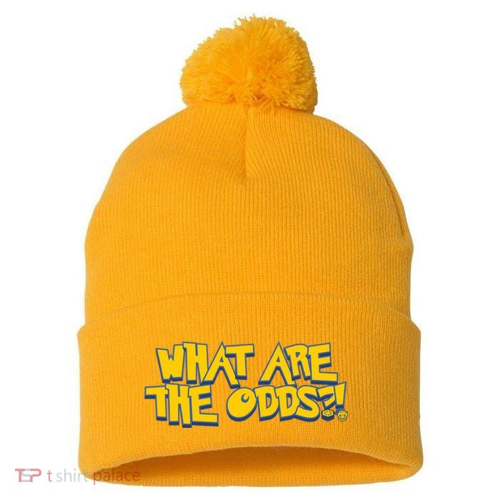 Mr Fruit Dotexe What Are The Odds Pom Pom 12in Knit Beanie