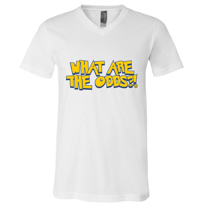 Mr Fruit Dotexe What Are The Odds V-Neck T-Shirt