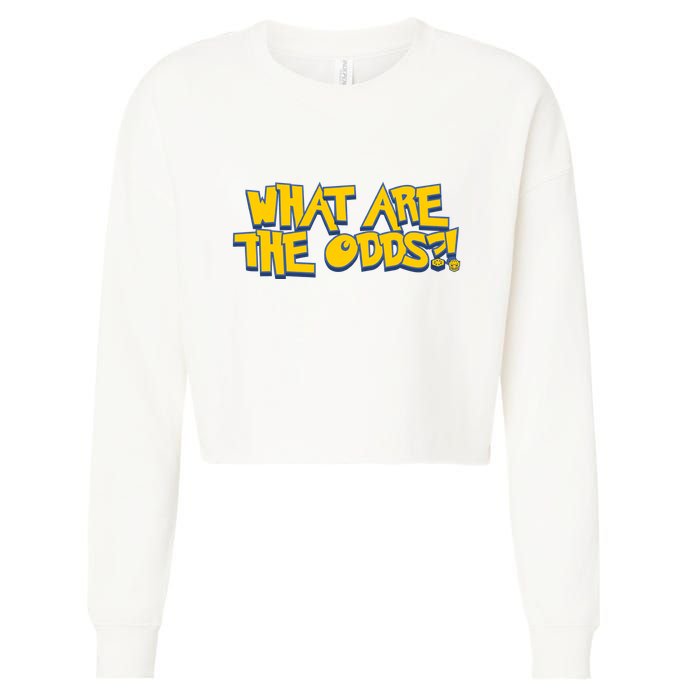 Mr Fruit Dotexe What Are The Odds Cropped Pullover Crew