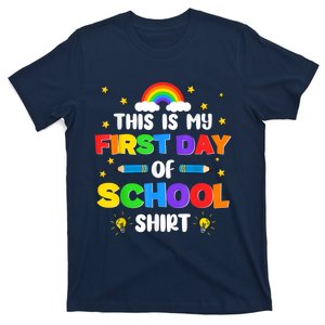 My First Day Of School PreK Preschool Kindergarten 1st Grade T-Shirt