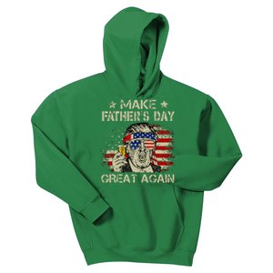 Make FatherS Day Great Again Dad Ltsp Kids Hoodie