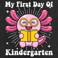 My First Day Of Kindergarten Axolotl Girls 1st Day Of School Adult Drive Performance Visor