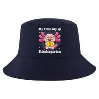 My First Day Of Kindergarten Axolotl Girls 1st Day Of School Cool Comfort Performance Bucket Hat