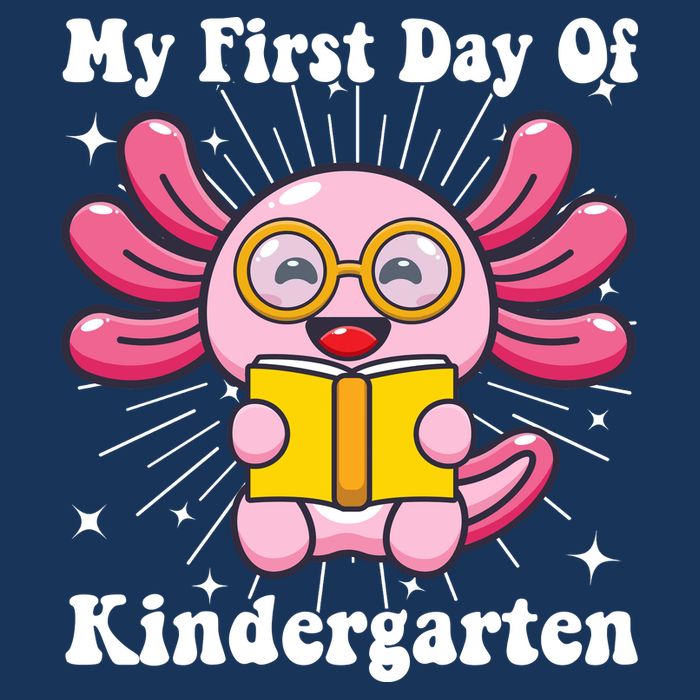 My First Day Of Kindergarten Axolotl Girls 1st Day Of School Cool Comfort Performance Bucket Hat