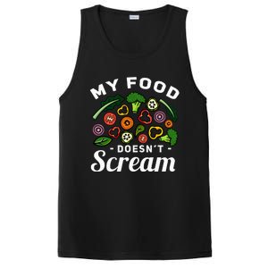 My Food DoesnT Scream Anti Animal Cruelty Vegan Vegetarian PosiCharge Competitor Tank