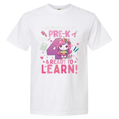 My First Day Of Prek IM 4 Years Old And Ready To Learn Gift Garment-Dyed Heavyweight T-Shirt