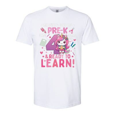 My First Day Of Prek IM 4 Years Old And Ready To Learn Gift Softstyle CVC T-Shirt