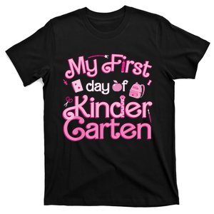 My First Day Of Kindergarten Back To School Girl T-Shirt