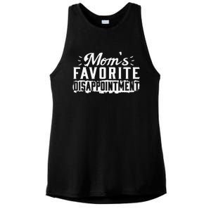 Mom's favorite disappointment Mothers day favorite child Ladies PosiCharge Tri-Blend Wicking Tank