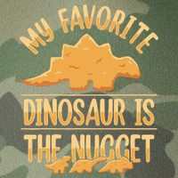 My Favorite Dinosaur Is The Nugget Legacy Tie Dye Trucker Hat