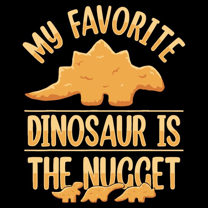 My Favorite Dinosaur Is The Nugget Stripe Pom Pom Beanie