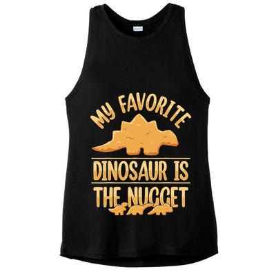 My Favorite Dinosaur Is The Nugget Ladies PosiCharge Tri-Blend Wicking Tank