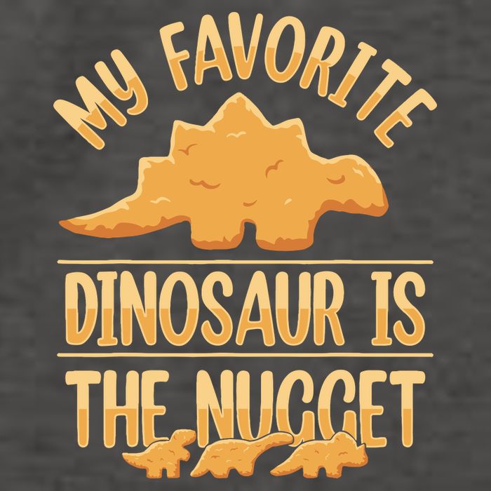 My Favorite Dinosaur Is The Nugget Vector Backpack