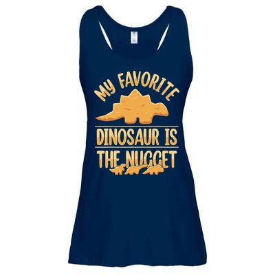 My Favorite Dinosaur Is The Nugget Ladies Essential Flowy Tank