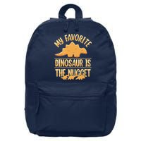 My Favorite Dinosaur Is The Nugget 16 in Basic Backpack