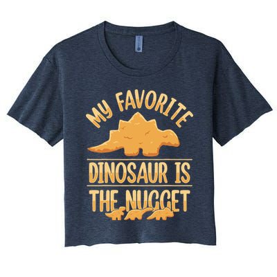 My Favorite Dinosaur Is The Nugget Crop Top