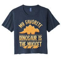 My Favorite Dinosaur Is The Nugget Crop Top