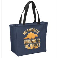 My Favorite Dinosaur Is The Nugget Zip Tote Bag