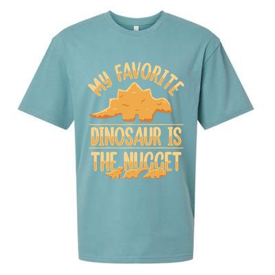 My Favorite Dinosaur Is The Nugget Sueded Cloud Jersey T-Shirt