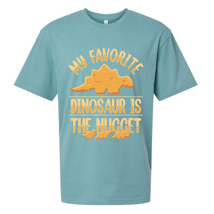 My Favorite Dinosaur Is The Nugget Sueded Cloud Jersey T-Shirt