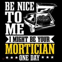 Mortician Funeral Director Undertaker Casket Be Nice Impact Tech Backpack