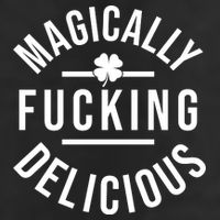 Magically Fucking Delicious St Patrick's Day Funny Golf Towel