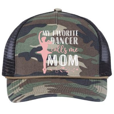 My Favorite Dancer Calls Me Mom Ballet Mom Women Dance Mom Retro Rope Trucker Hat Cap