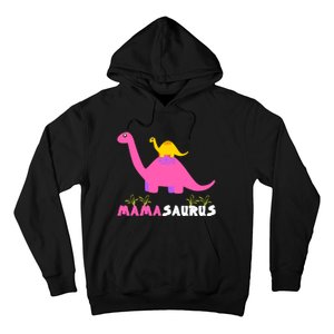 Mamasaurus Funny Dinosaur Mama Saurus Dinosaur Mom Mother Hoodie