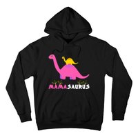 Mamasaurus Funny Dinosaur Mama Saurus Dinosaur Mom Mother Hoodie