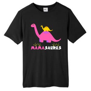 Mamasaurus Funny Dinosaur Mama Saurus Dinosaur Mom Mother Tall Fusion ChromaSoft Performance T-Shirt